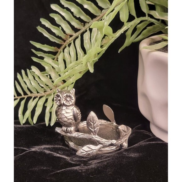 Vintage Bath and Body Works Metal Owl Candleholder - Picture 11 of 13